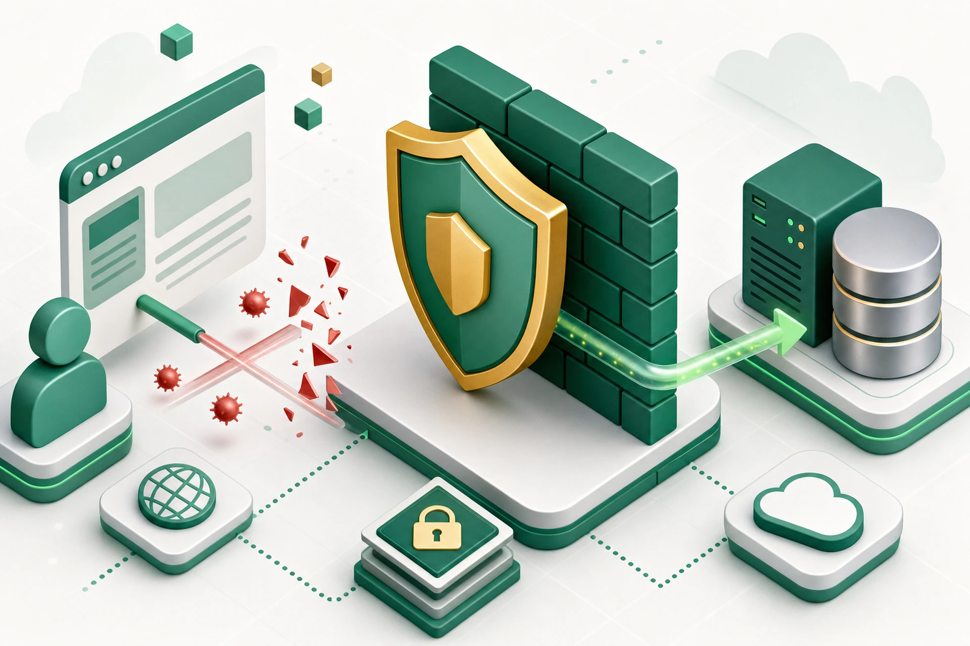 كيف يوقف جدار حماية تطبيقات الويب هجمات SQL Injection قبل أن تصل إلى قاعدة بياناتك