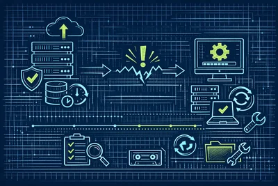 אסטרטגיית גיבוי לשרתים: RPO, RTO, ובדיקת שחזורים בפועל
