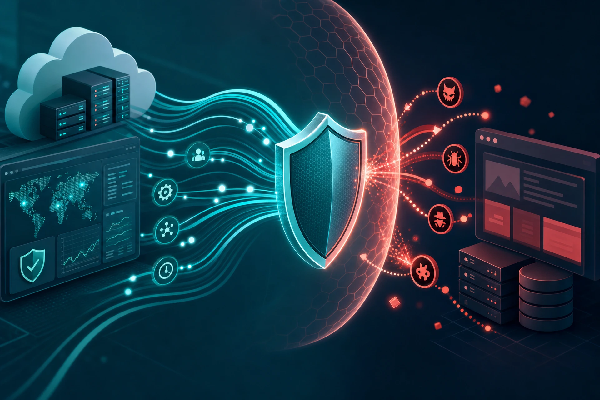 Comparison of managed versus self-configured web application firewall protection
