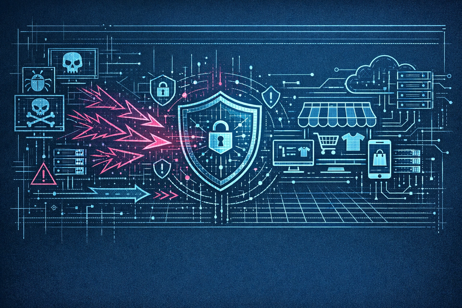 حماية DDoS في الاستضافة للمتاجر الإلكترونية: كيف تبقي متجرك يعمل أثناء الهجوم