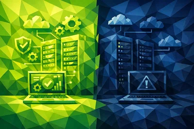 Website owner checking hosting dashboard trying to determine if their plan is truly managed web hosting