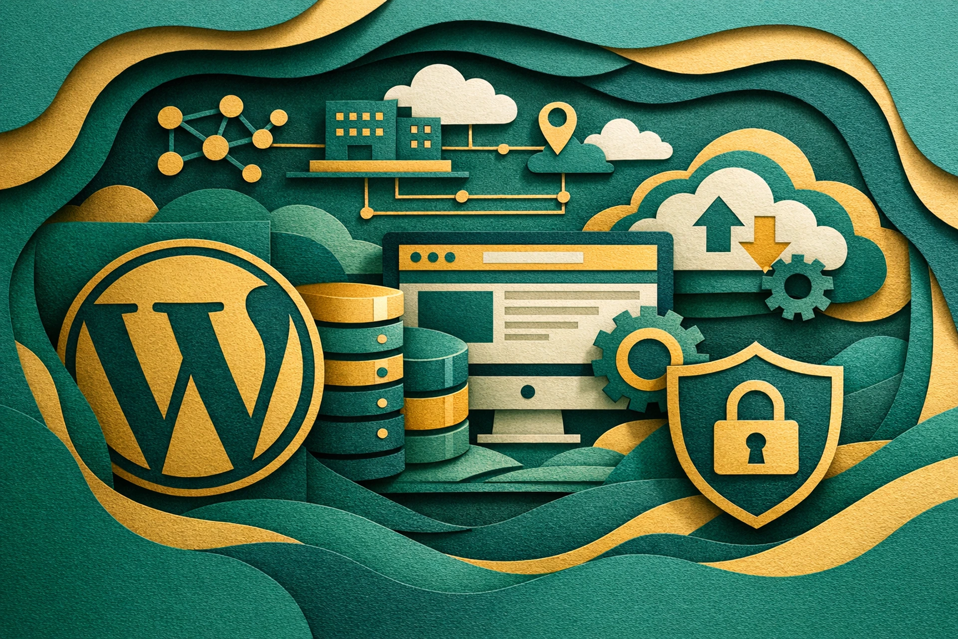 Server infrastructure powering managed WordPress hosting environments