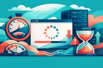 Browser DevTools network waterfall showing Time to First Byte measurement for server response time optimization