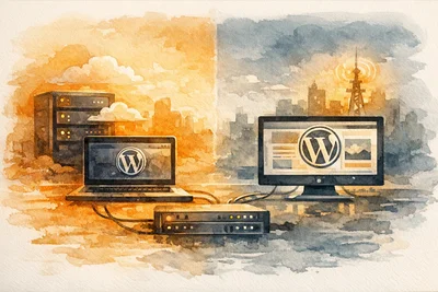 WordPress staging site dashboard showing a cloned website ready for testing before going live